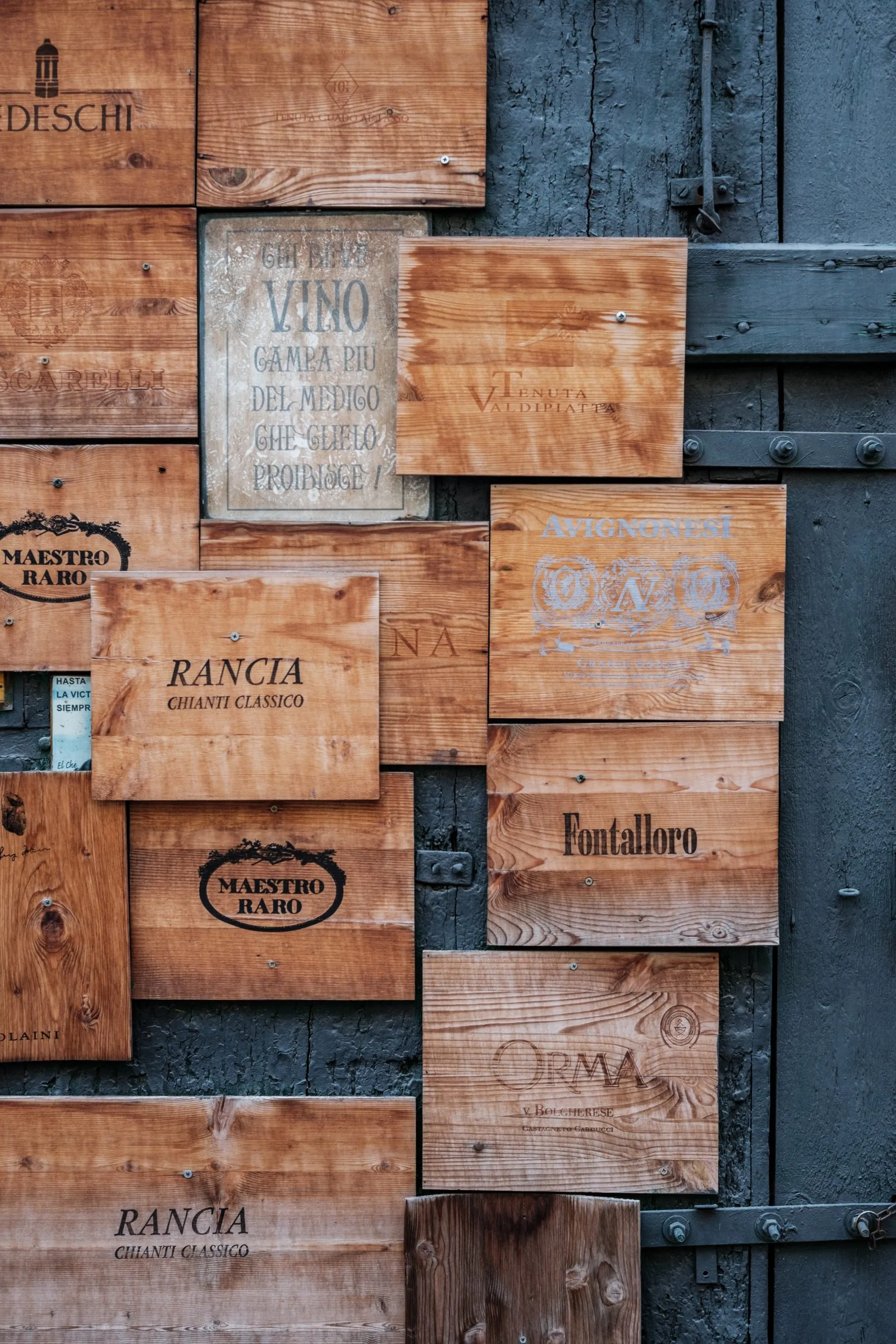caisses de vin