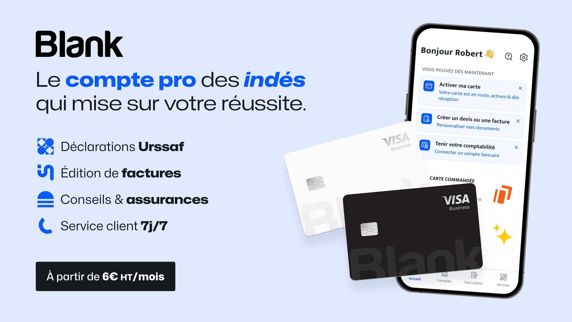 avantages de blank