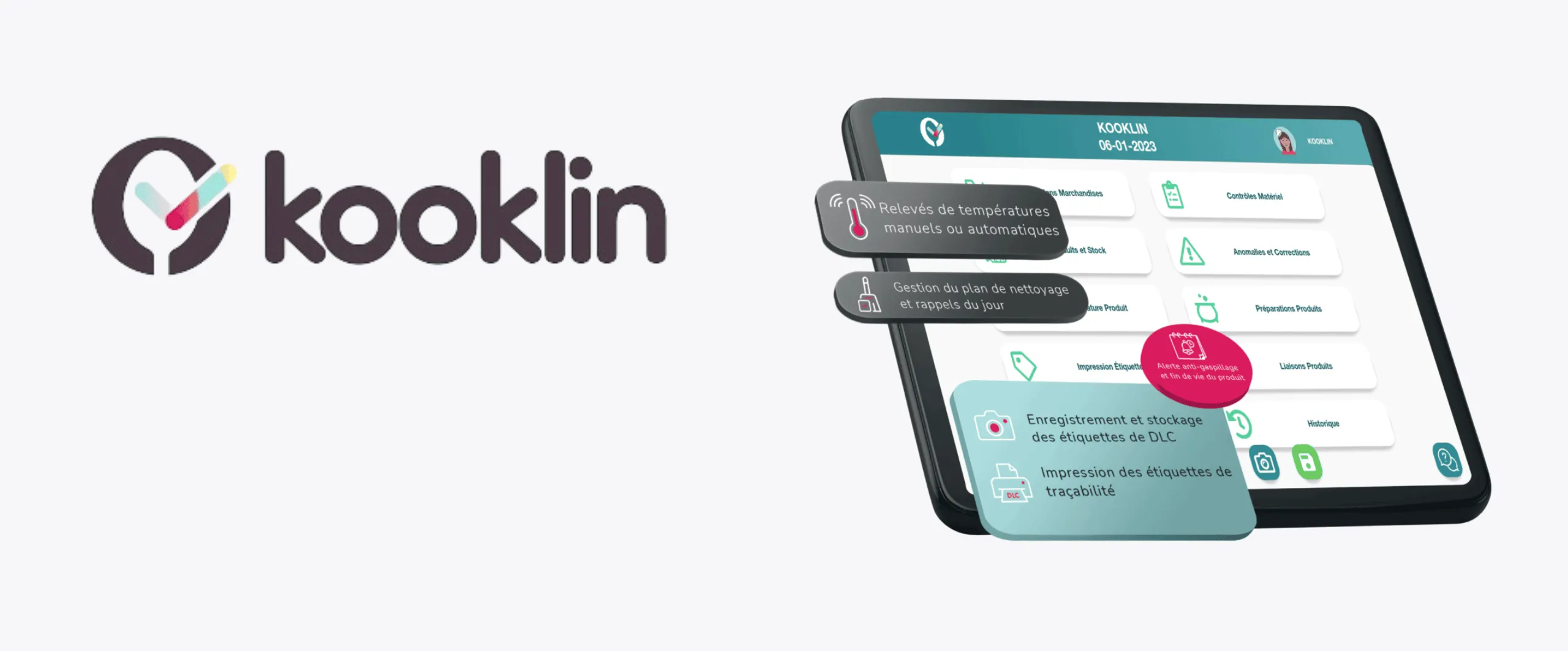 kooklin logiciel haccp cuisine restauration