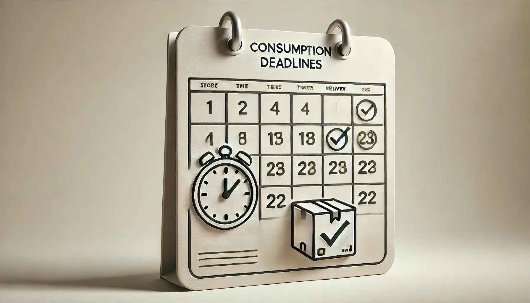 Consumption Deadline in Same Day Delivery